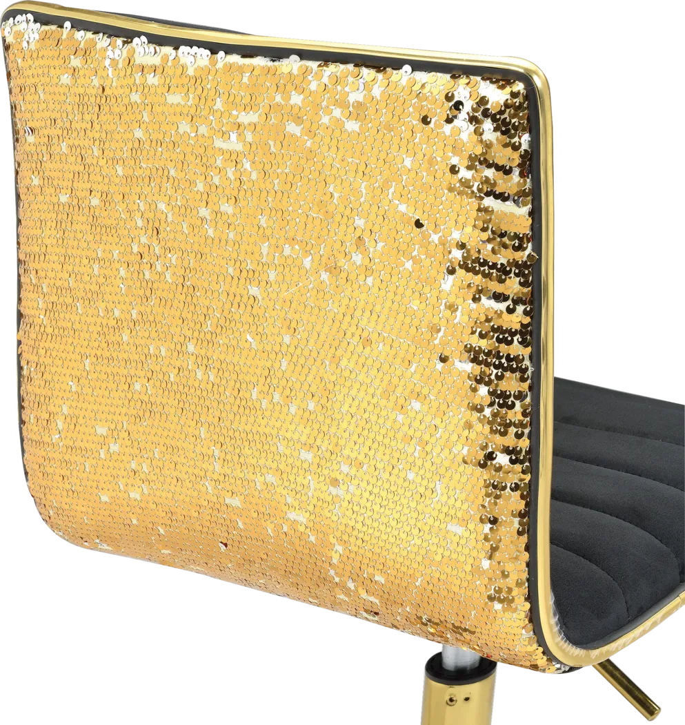 Shirlington Black Office Chair - Thumbnail - Image 4