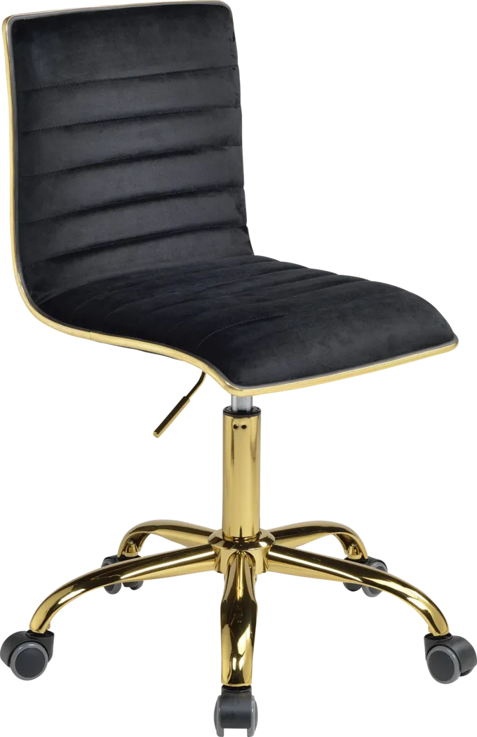 Shirlington Black Office Chair - Thumbnail - Image 1