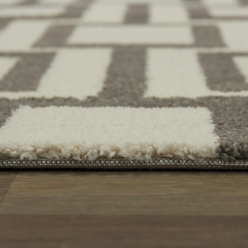 Shiveley Gray 7'10 x 10' Rug - Thumbnail - Image 5