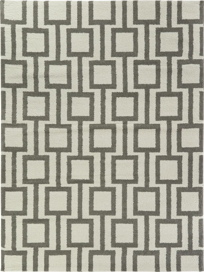 Shiveley Gray 7'10 x 10' Rug - Thumbnail - Image 1