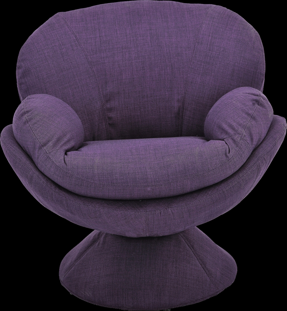 Shobu Purple Accent Chair - Thumbnail - Image 2