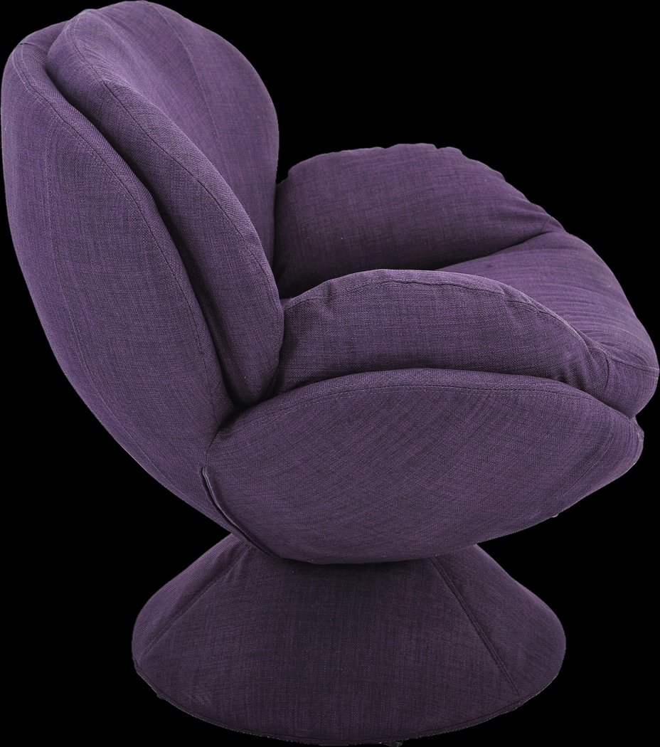 Shobu Purple Accent Chair - Thumbnail - Image 3