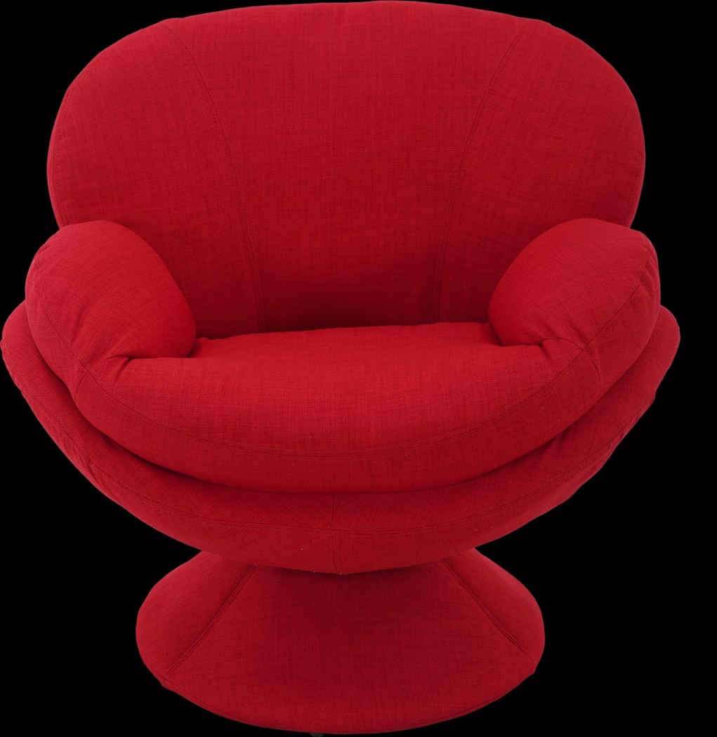 Shobu Red Accent Chair - Thumbnail - Image 2