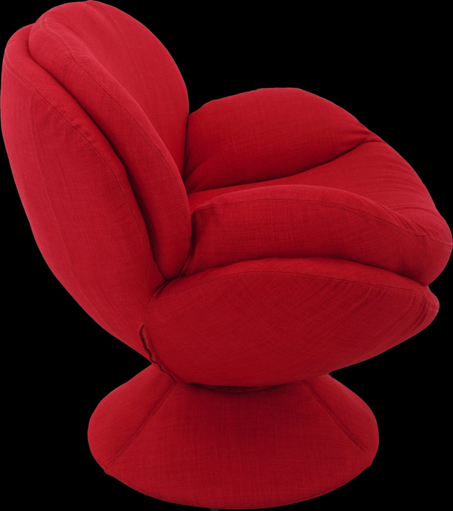 Shobu Red Accent Chair - Thumbnail - Image 3