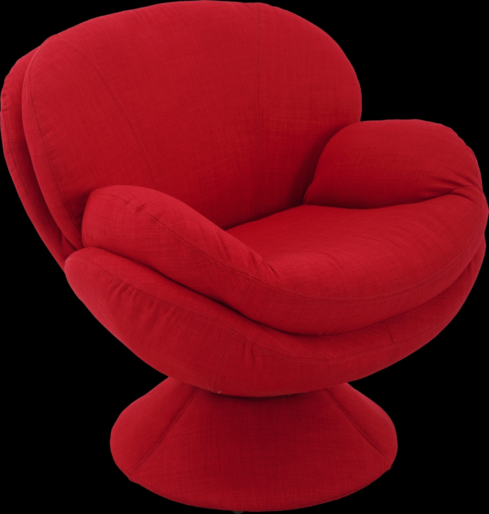Shobu Red Accent Chair - Thumbnail - Image 1