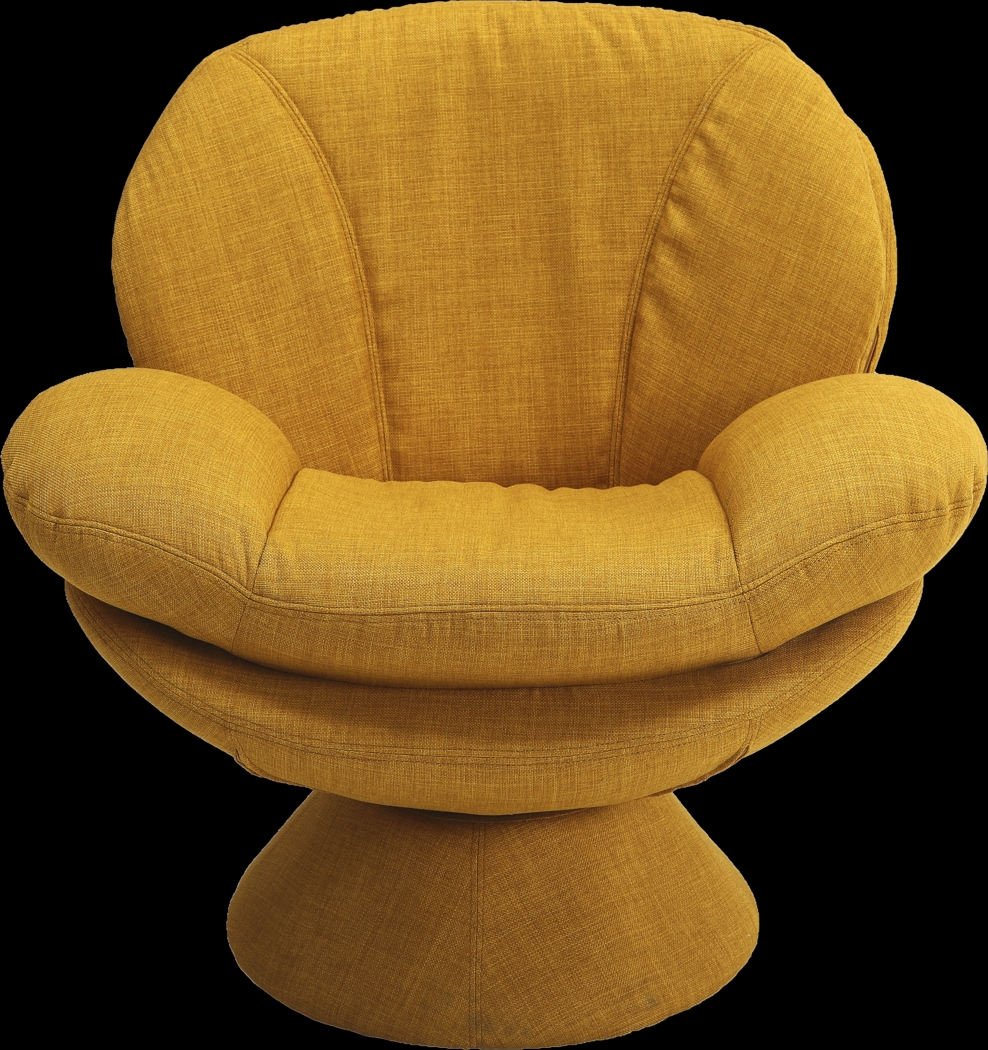 Shobu Yellow Accent Chair - Thumbnail - Image 2