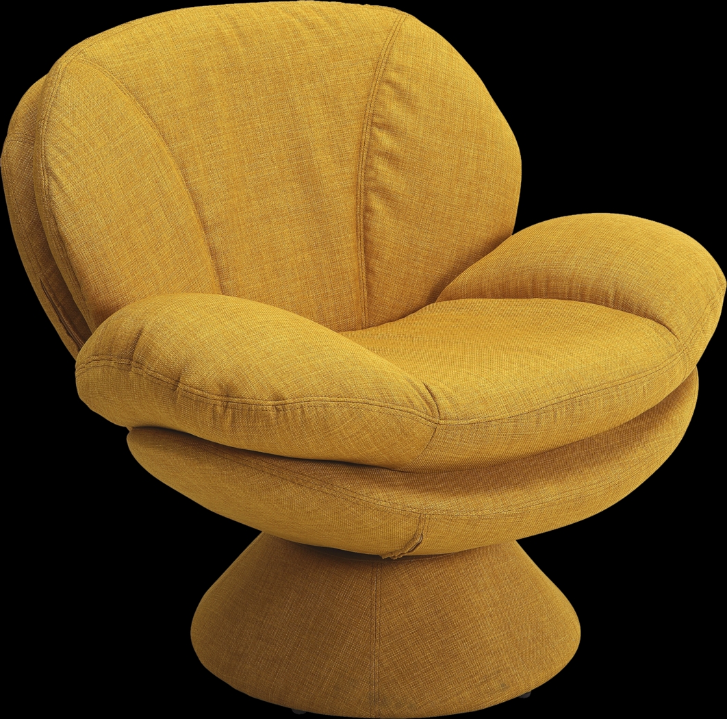 Shobu Yellow Accent Chair - Thumbnail - Image 1