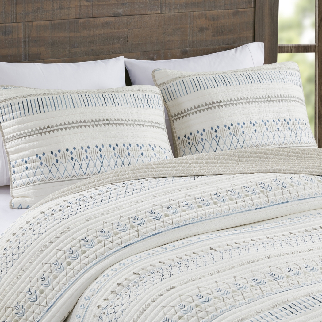 Shofner Taupe 3 Pc King/California King Quilt Set - Thumbnail - Image 7