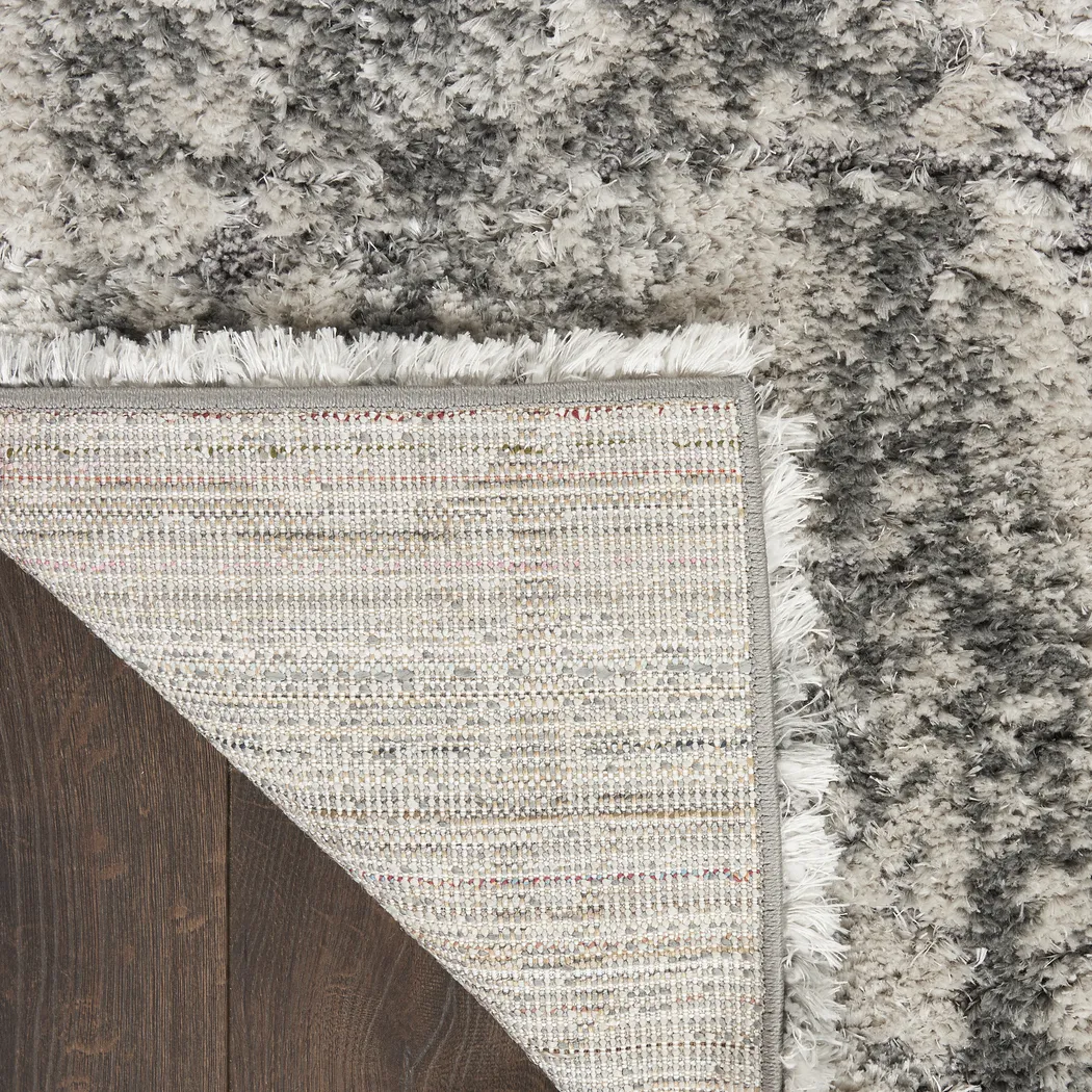 Shogzi Ivory/Charcoal 5'3 x 7'3 Rug - Thumbnail - Image 4