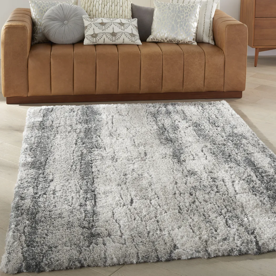 Shogzi Ivory/Charcoal 5'3 x 7'3 Rug - Thumbnail - Image 6