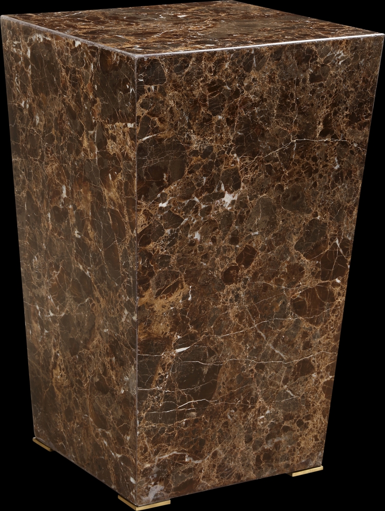 Shomon Brown Accent Table - Thumbnail - Image 1