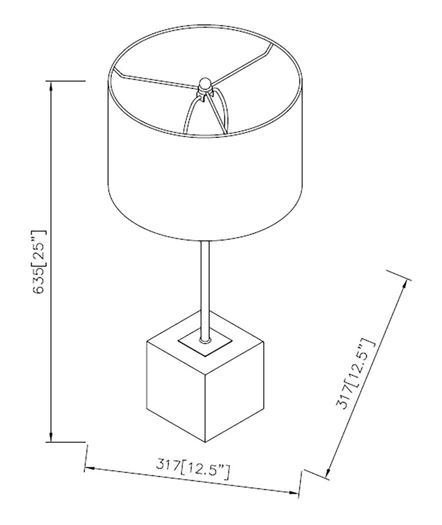 Shoreham Hollow White Lamp - Thumbnail - Image 6