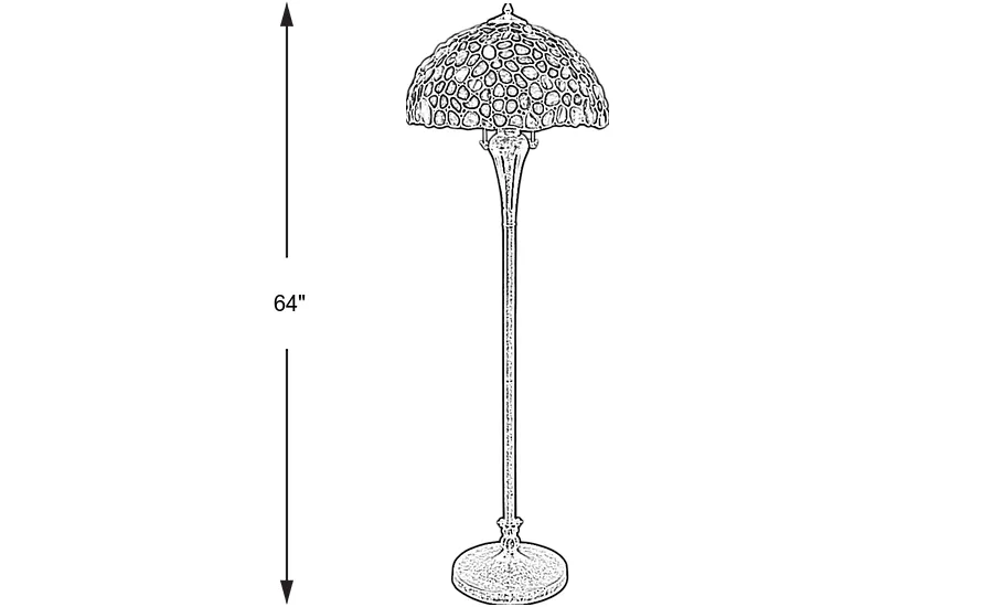 Dimension Image. Please refer to the Dimension Tab on this page for dimension details.