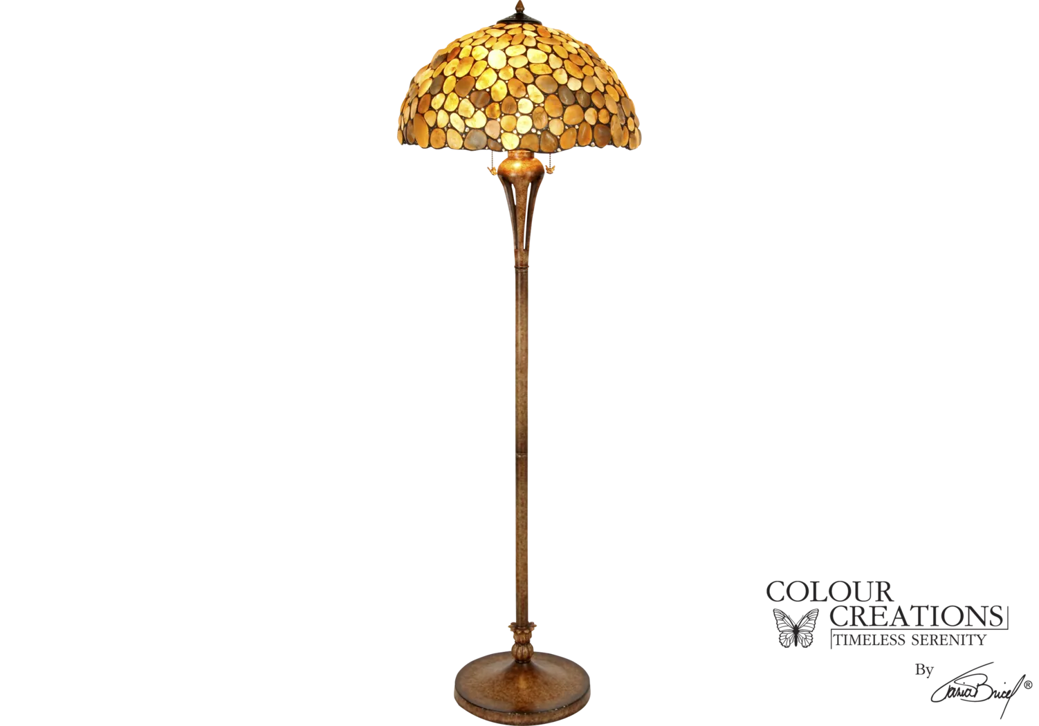 Shoreline Tiffany Style Floor Lamp - Thumbnail - Image 1