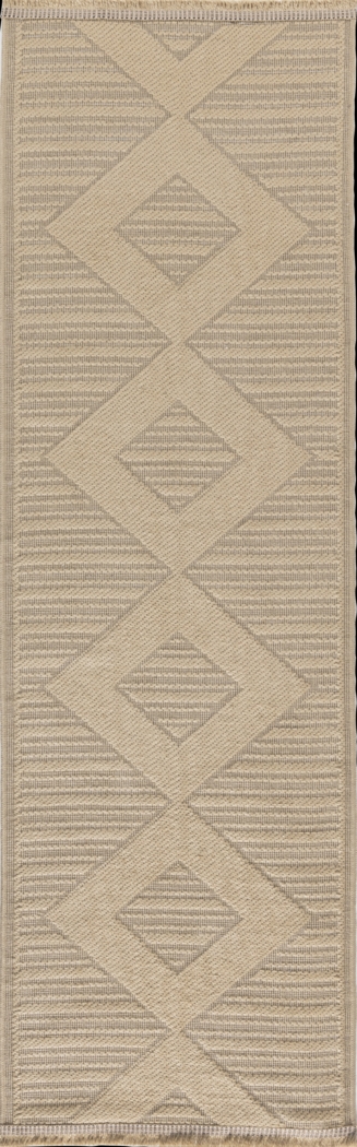 Shorewell Beige 2'3 x 7'6 Runner Rug - Thumbnail - Image 1