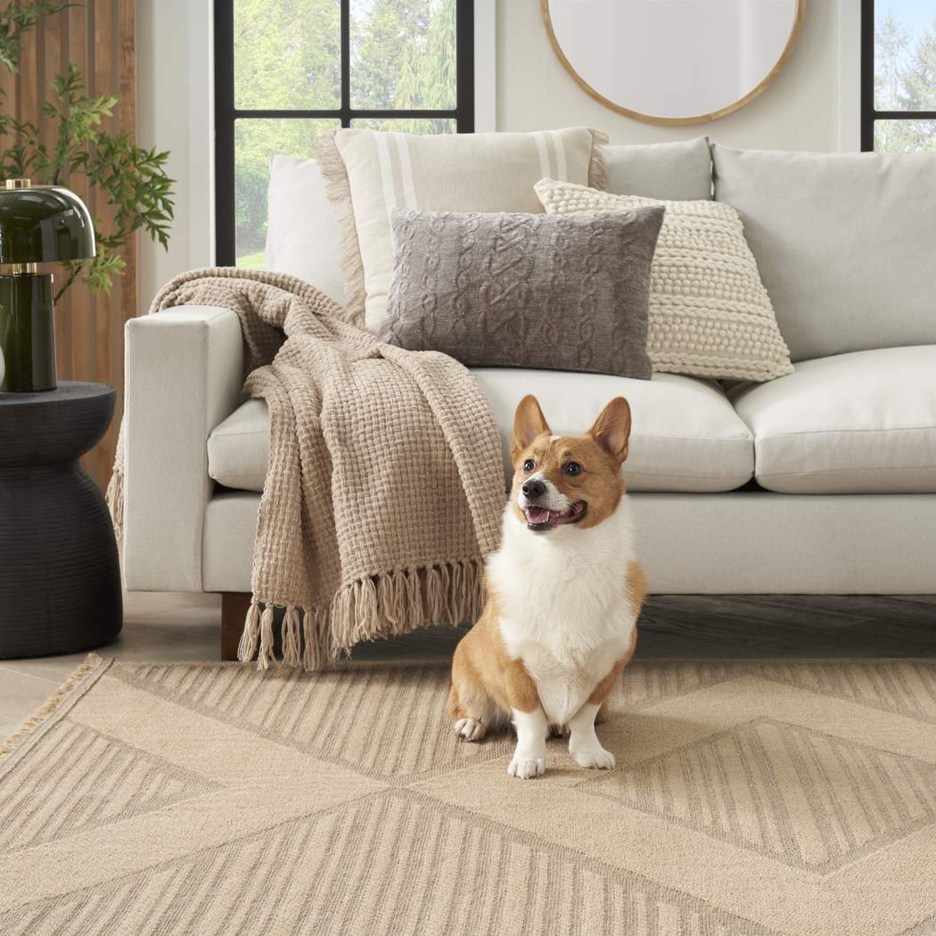 Shorewell Beige 3'11 x 5'11 Rug - Thumbnail - Image 11