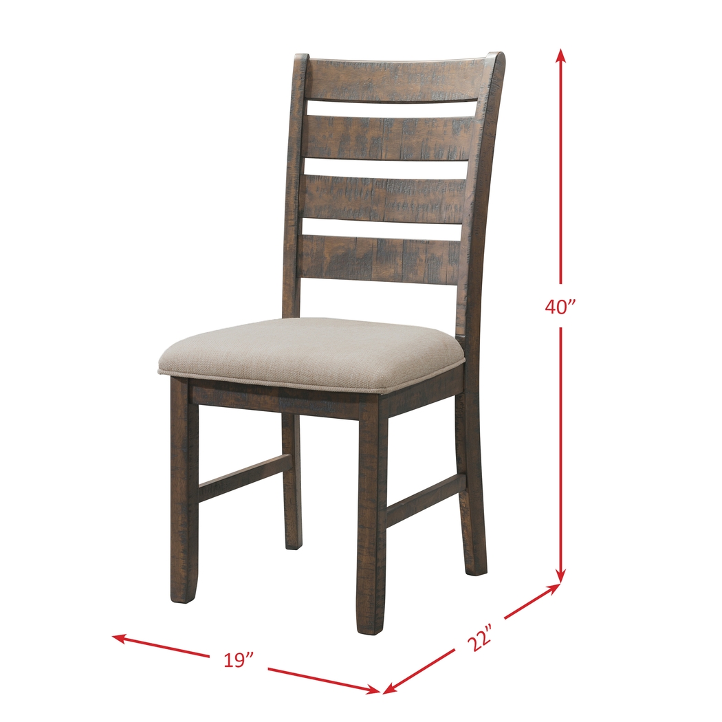 Showcavern Cream Side Chair, Set of 2 - Thumbnail - Image 4
