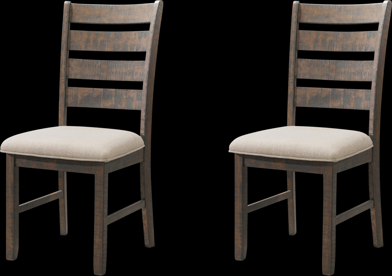 Showcavern Cream Side Chair, Set of 2 - Thumbnail - Image 1