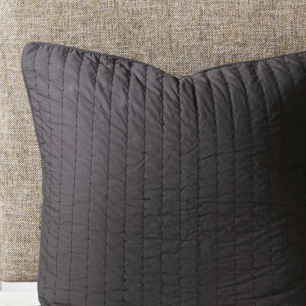 Shrader Ivory Charcoal 3 Pc Full/Queen Comforter Set - Thumbnail - Image 7