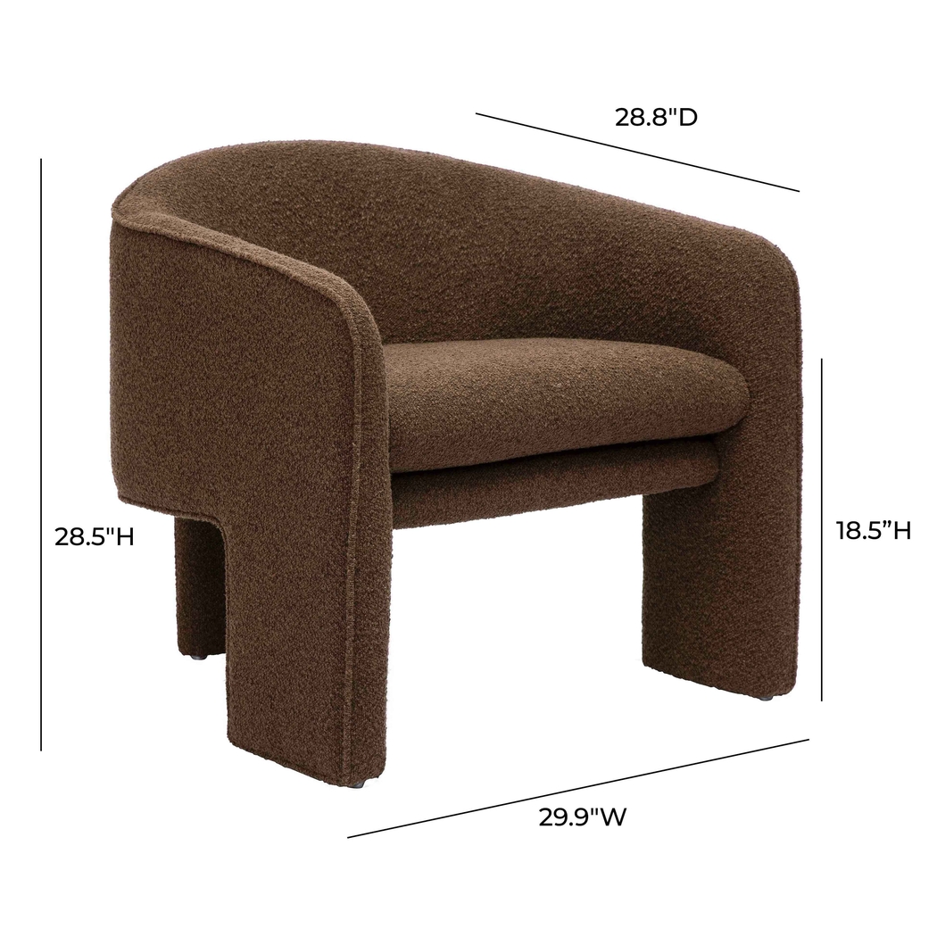 Shryrock Brown Accent Chair - Thumbnail - Image 5
