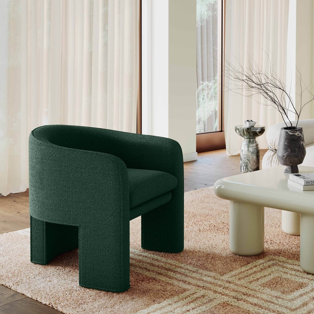 Shryrock Green Accent Chair - Thumbnail - Image 2