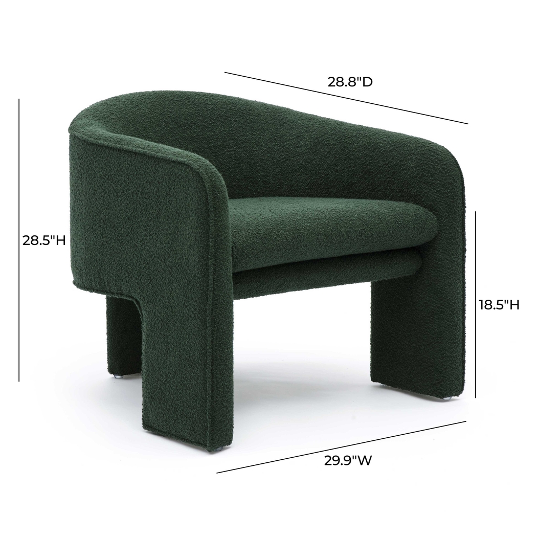 Shryrock Green Accent Chair - Thumbnail - Image 6