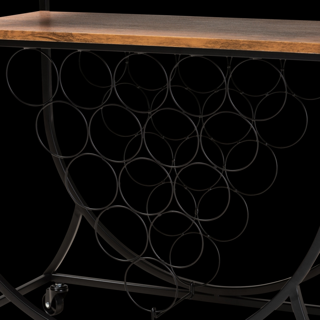 Shubel Walnut Bar Cart - Thumbnail - Image 5