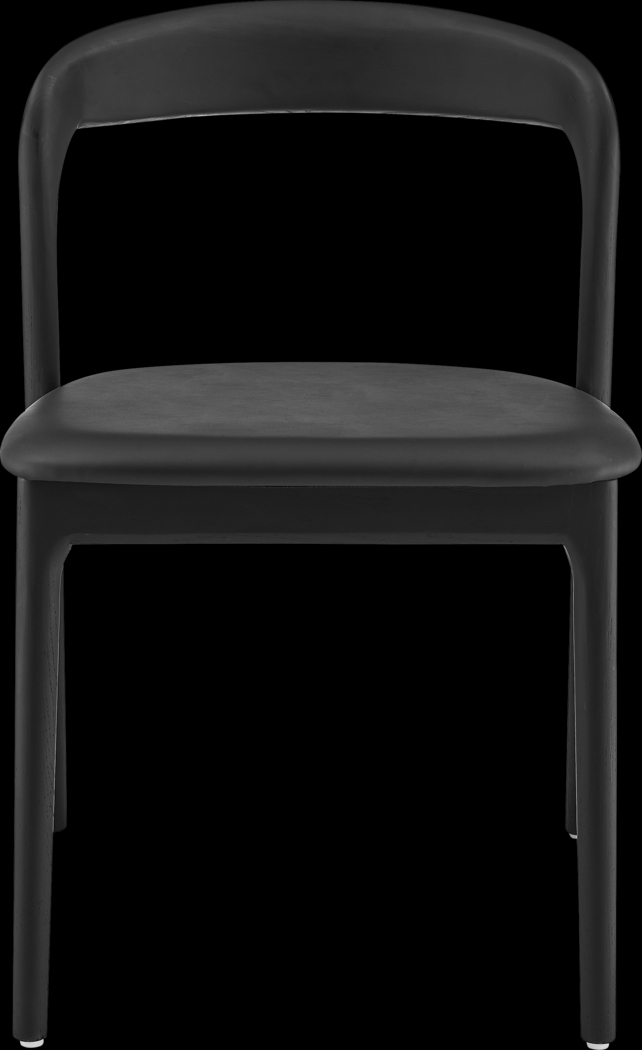 Shumway I Black Side Chair - Thumbnail - Image 2