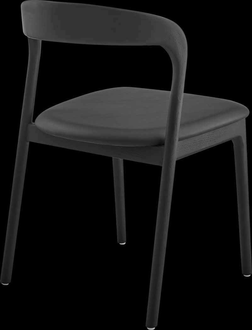 Shumway I Black Side Chair - Thumbnail - Image 3