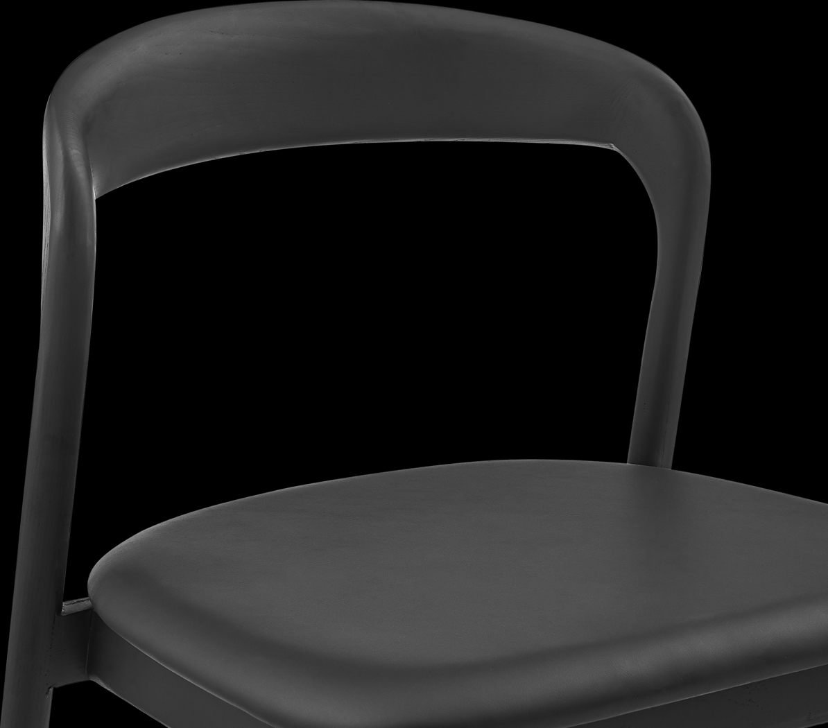 Shumway I Black Side Chair - Thumbnail - Image 6
