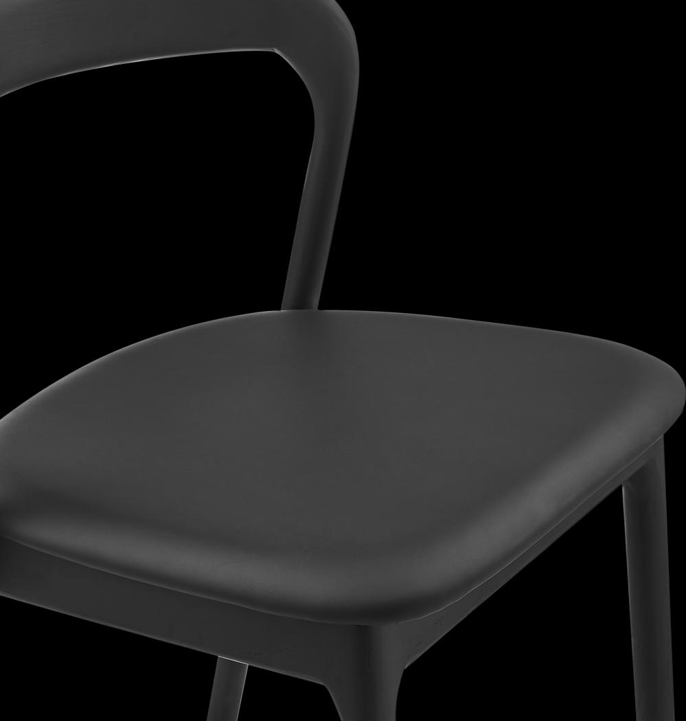 Shumway I Black Side Chair - Thumbnail - Image 7