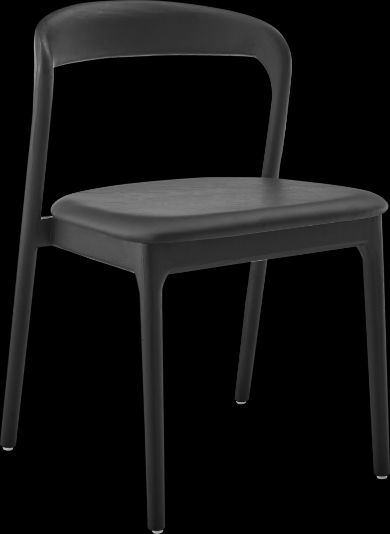 Shumway I Black Side Chair - Thumbnail - Image 1