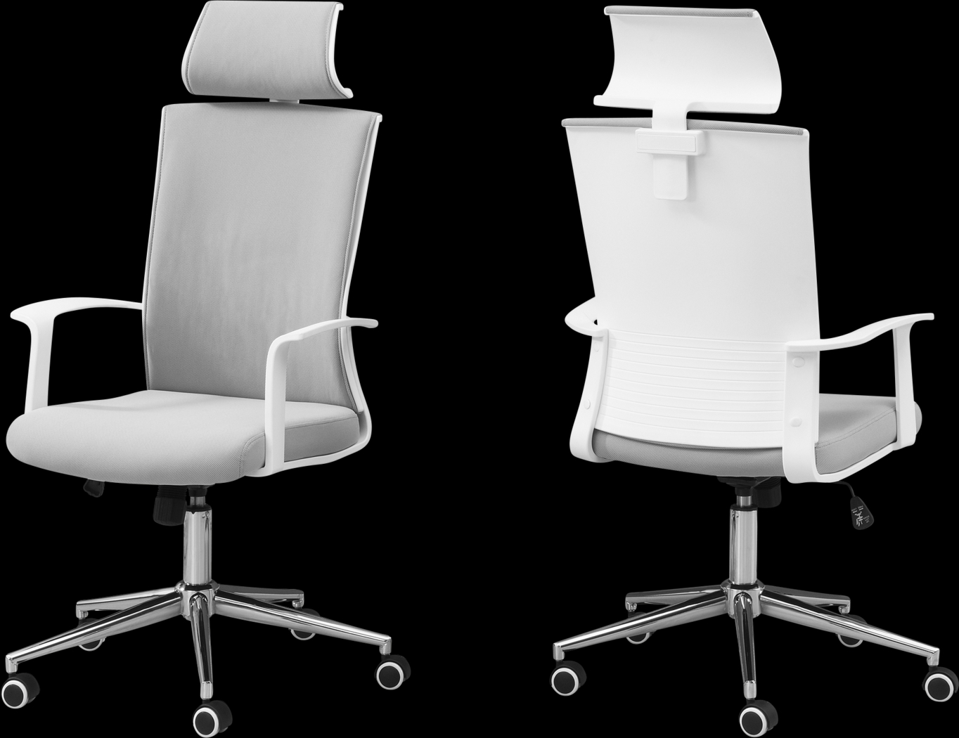 Shurburne White Office Chair - Thumbnail - Image 1