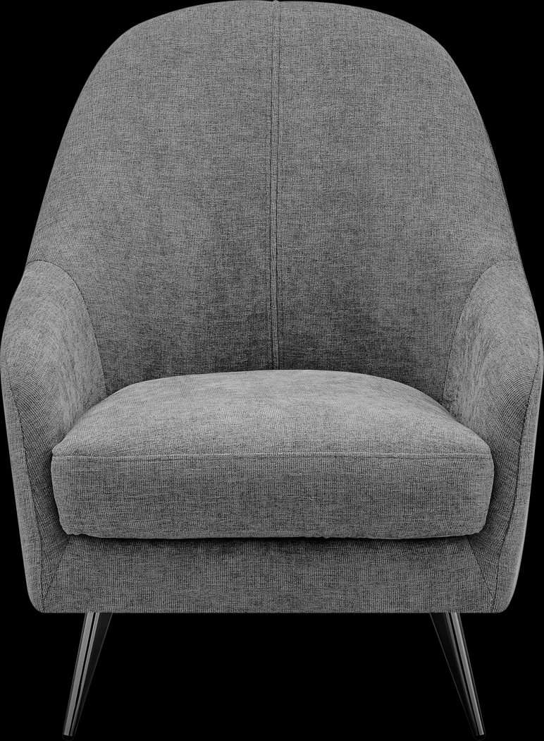 Shutesbury Dark Gray Accent Chair - Thumbnail - Image 3