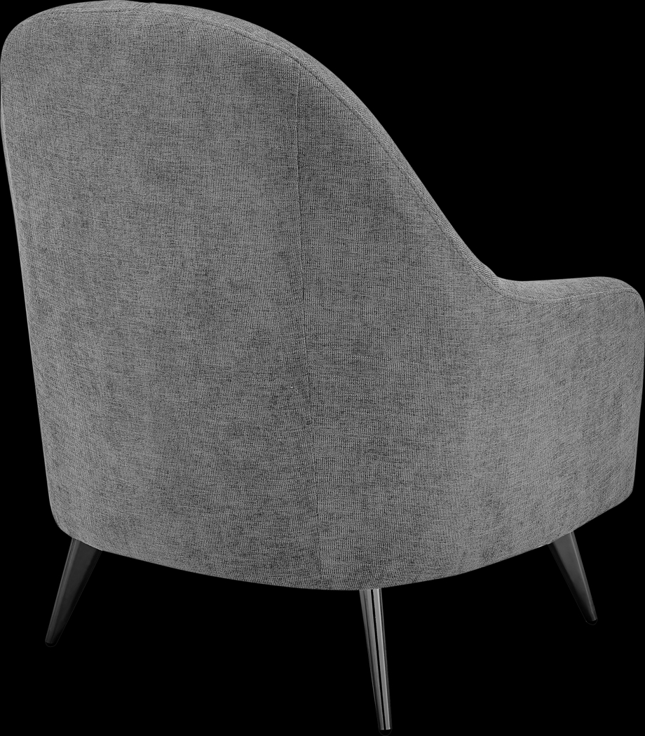 Shutesbury Dark Gray Accent Chair - Thumbnail - Image 5