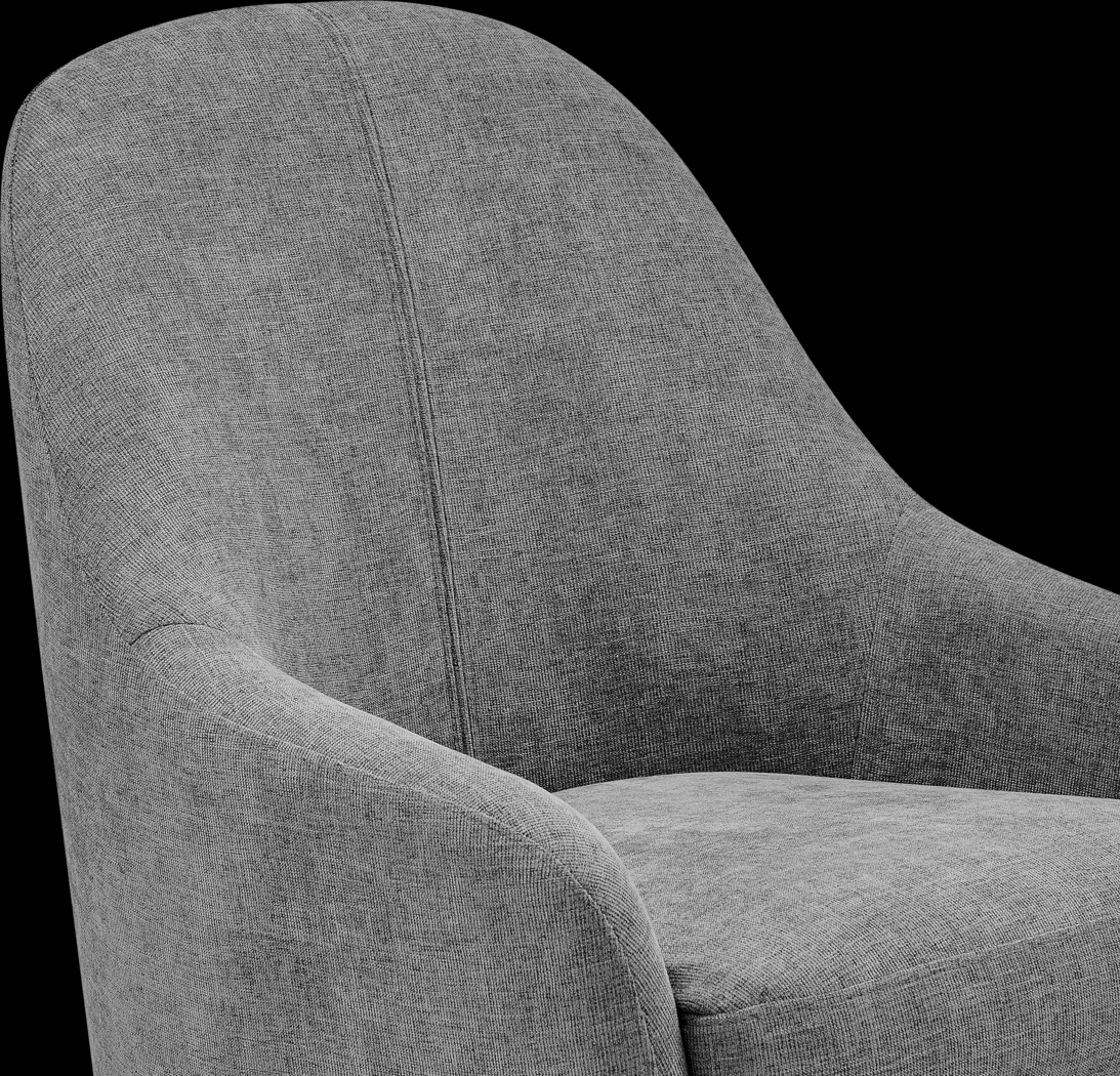 Shutesbury Dark Gray Accent Chair - Thumbnail - Image 7