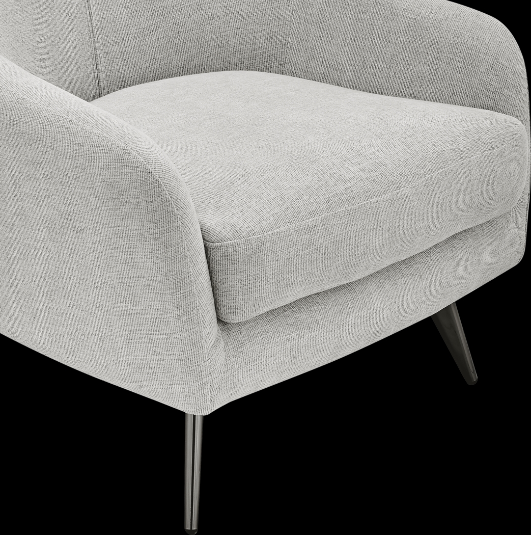 Shutesbury Taupe Accent Chair - Thumbnail - Image 7