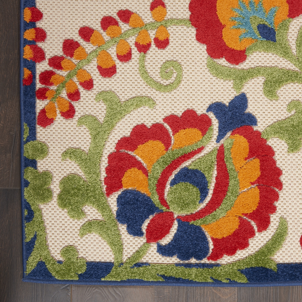 Shyann Multi 8' x 11' Indoor/Outdoor Rug - Thumbnail - Image 3