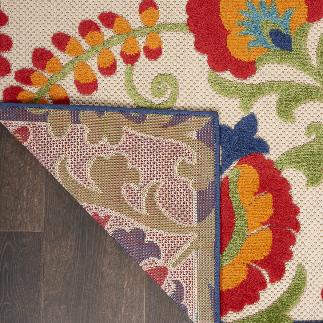 Shyann Multi 8' x 11' Indoor/Outdoor Rug - Thumbnail - Image 4