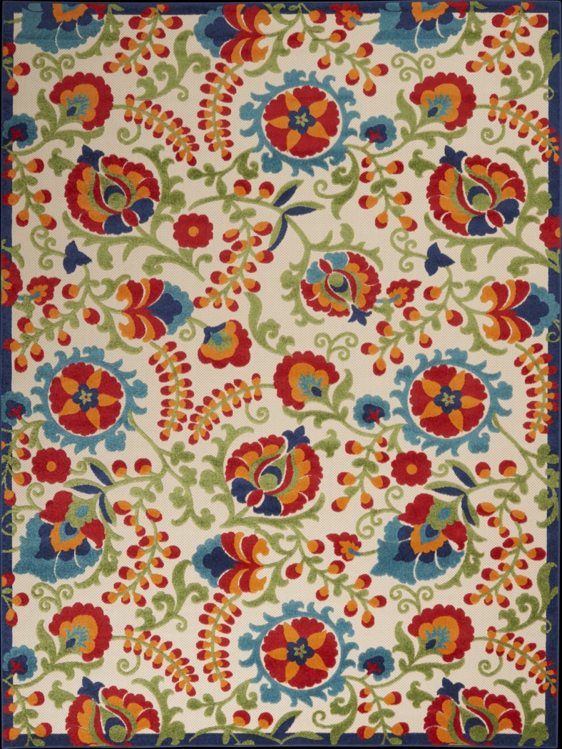 Shyann Multi 8' x 11' Indoor/Outdoor Rug - Thumbnail - Image 1