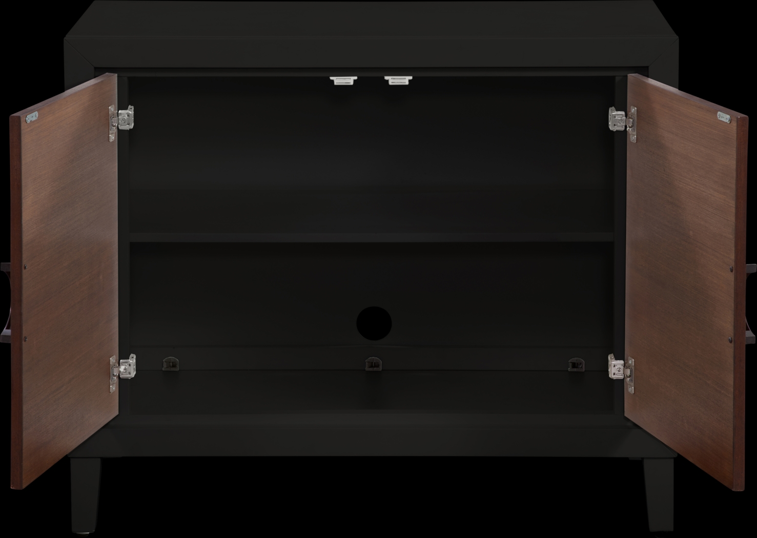 Siamak Black Accent Cabinet - Thumbnail - Image 6