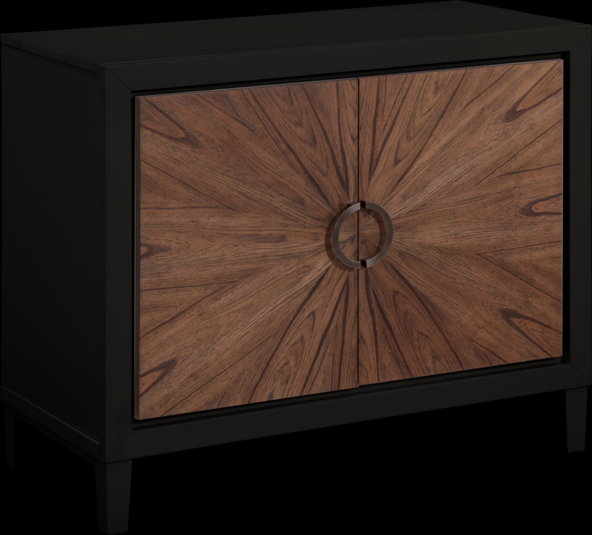 Siamak Black Accent Cabinet - Thumbnail - Image 1