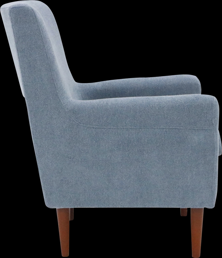 Siamasa II Light Blue Accent Chair - Thumbnail - Image 3