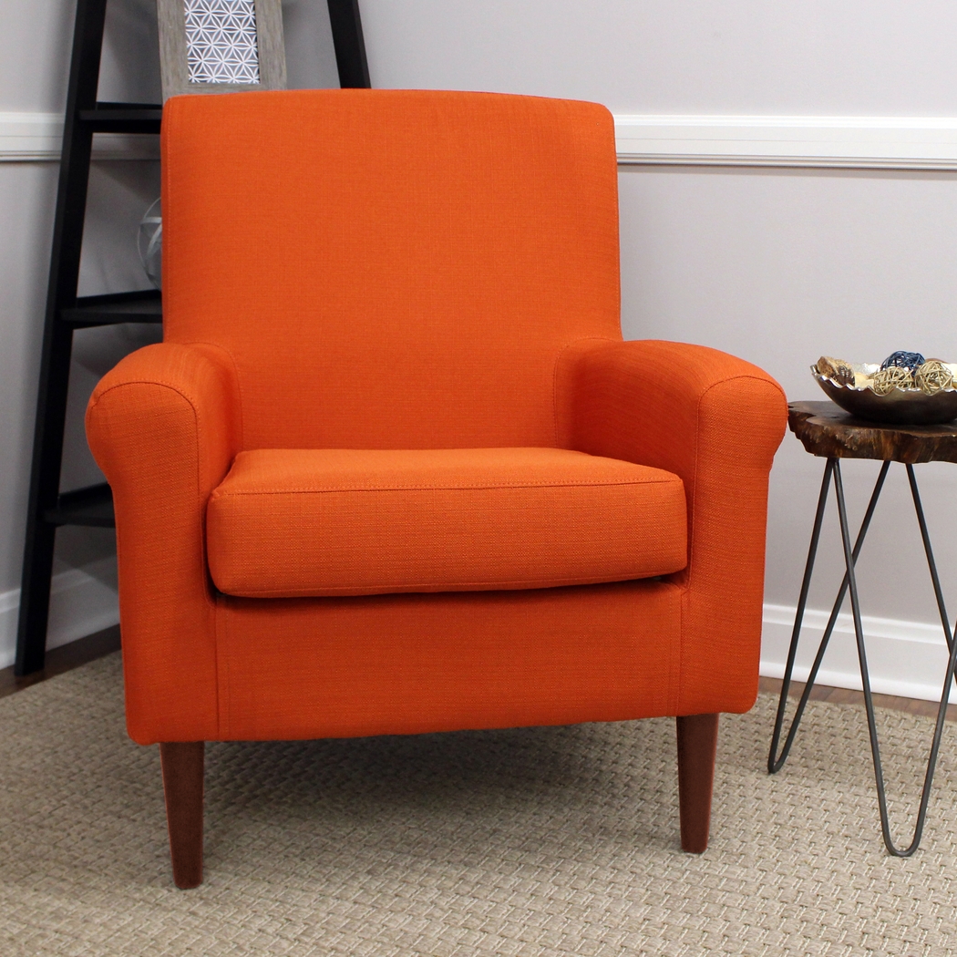 Siamasa Orange Accent Chair - Thumbnail - Image 2