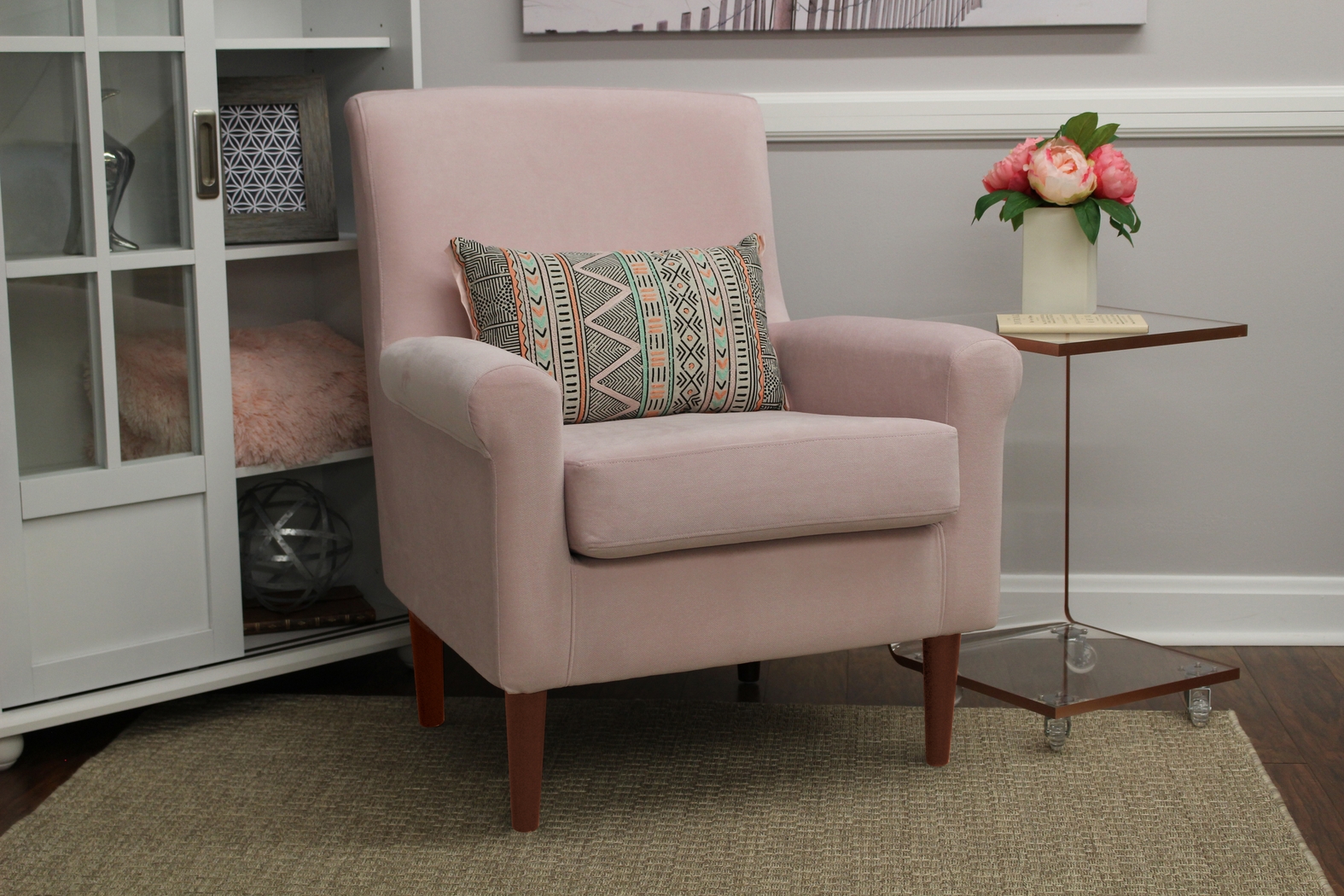 Siamasa Pink Accent Chair - Thumbnail - Image 2