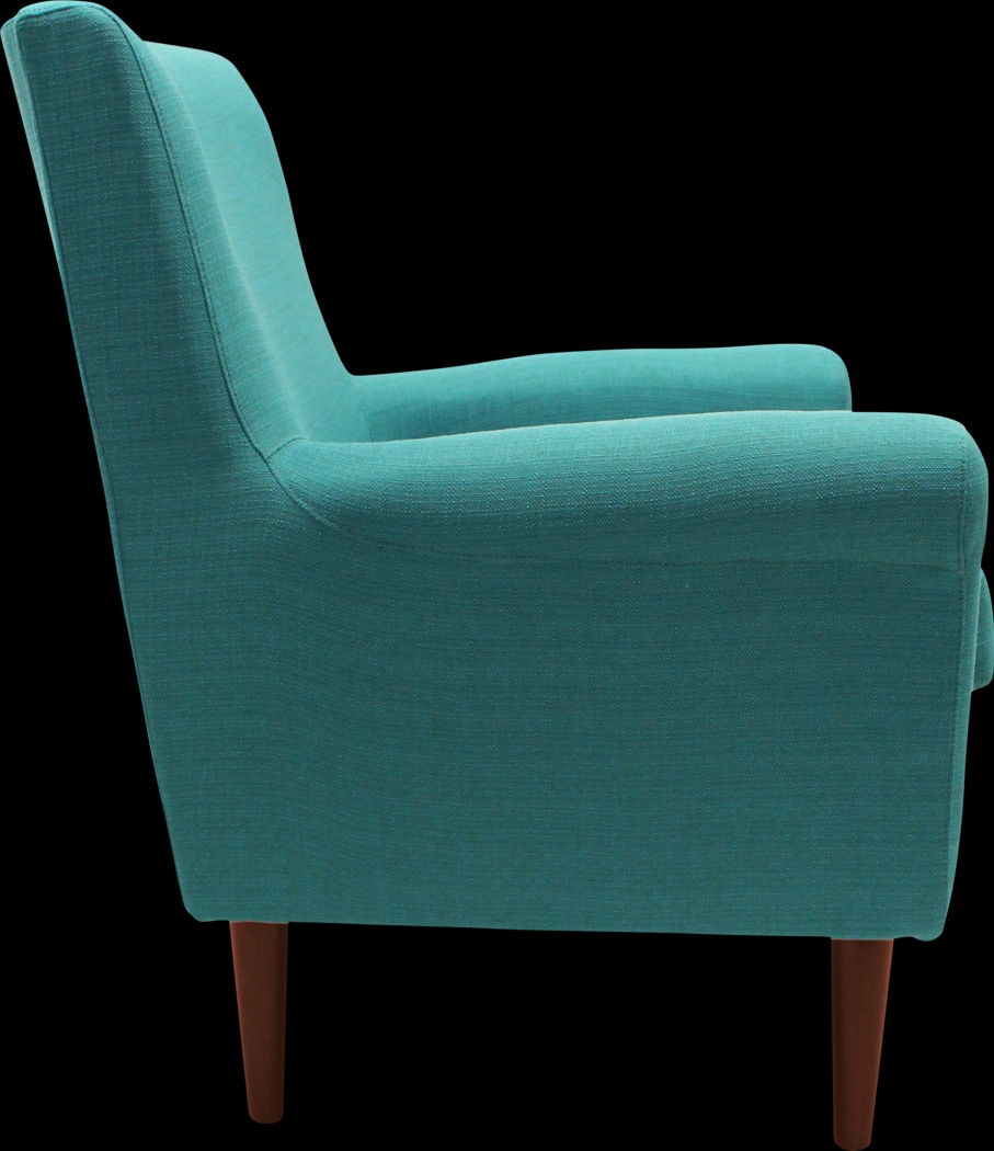 Siamasa Teal Accent Chair - Thumbnail - Image 4