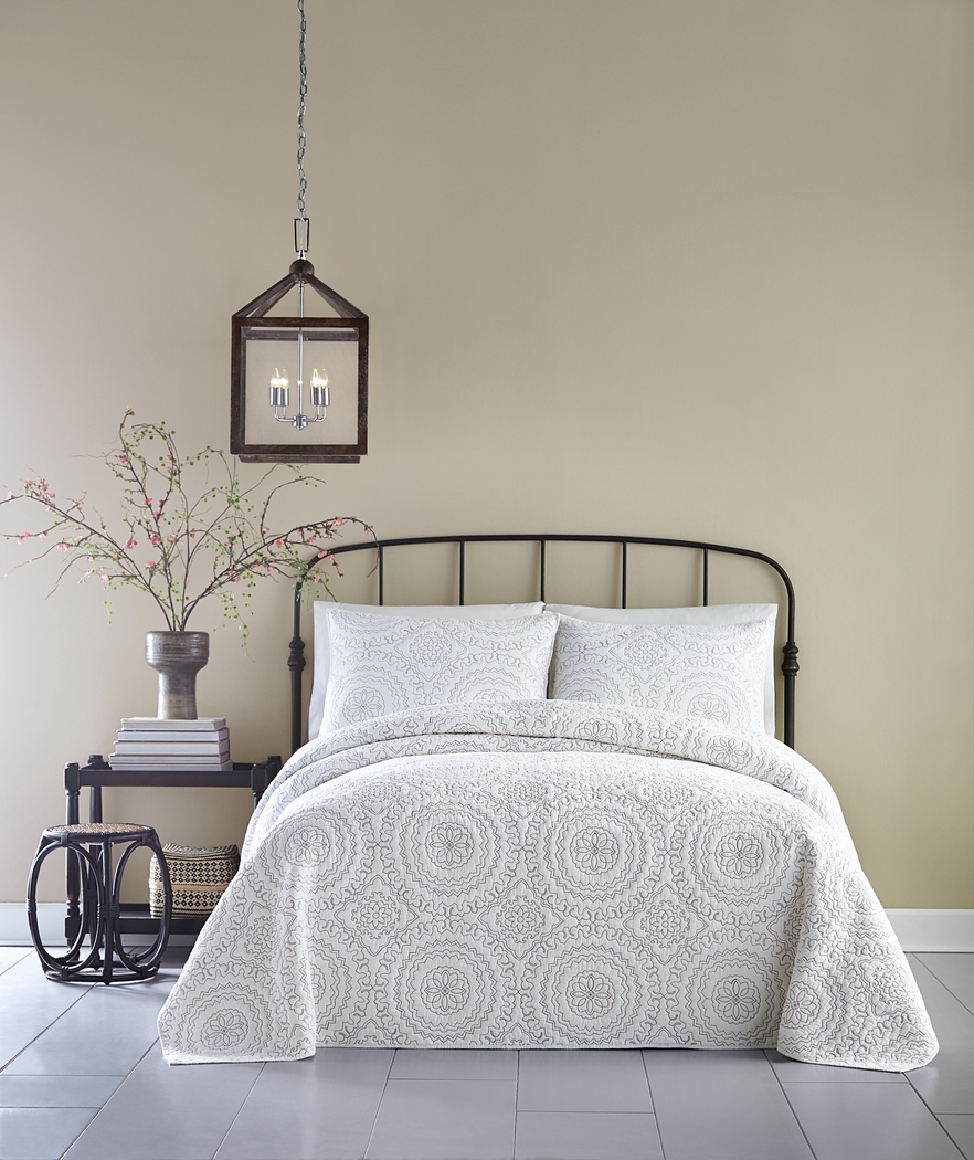 Sibel Gray King Quilt - Thumbnail - Image 1