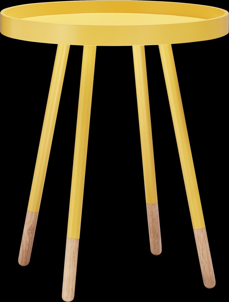 Sibley Lane Yellow Accent Table - Thumbnail - Image 1