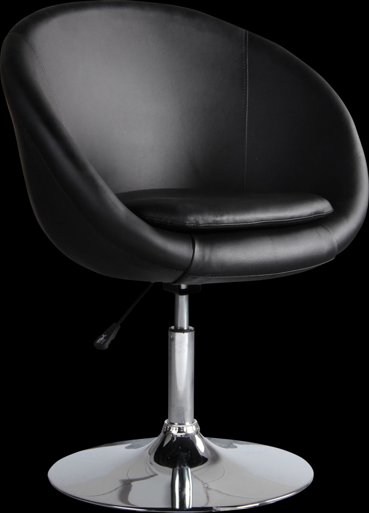 Sidener Black Accent Chair - Thumbnail - Image 4