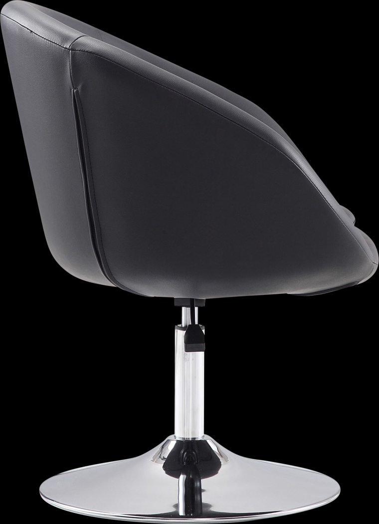 Sidener Black Accent Chair - Thumbnail - Image 5